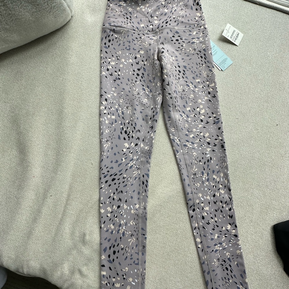 Zella Grey Sphere Funfetti Print Leggings